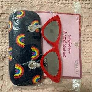 Capelli New York Girls Sunglasses & Hard Case Set | New with Tag | UV Protection